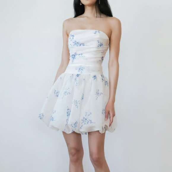 Jenny Yoo "Ada" Strapless Mini Dress – Altered Size 2 (Originally Size 4) - Picture 4 of 4